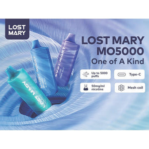 lost mary duo ice flavors mo5000 Lost Mary MO5000 Disposable Vape 5000 Puffs main image 1