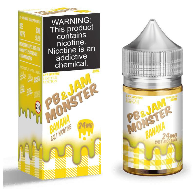 Load image into Gallery viewer, PB &amp;amp; Jam Monster Salt Nic Premium E-Liquid 30ml
