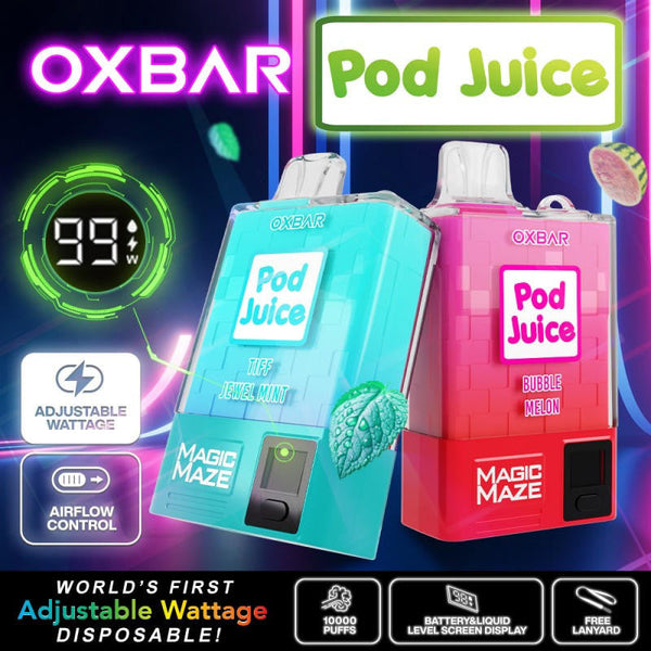 Pod Juice x OXBAR Magic Maze Pro 10K - Best Sellers