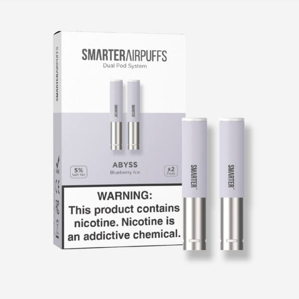 Abyss - Smarter AirPuffs Flavored Nicotine Pods – Blueberry Ice - 2-Pack - Smarter AirPuffs