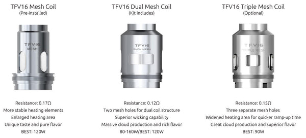 SMOK TFV16 Coils 3pk - Prodajalci