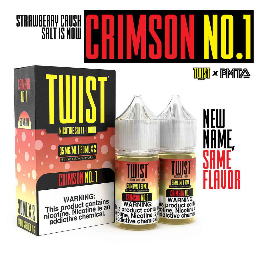 Lataa kuva gallerian katseluohjelmaan, TWIST Salt Nic Premium E-Liquid 30ml 2pk

