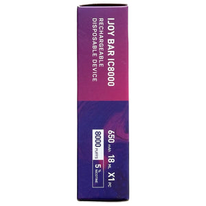 IJOY Bar IC8000 - Valkoinen Kumi