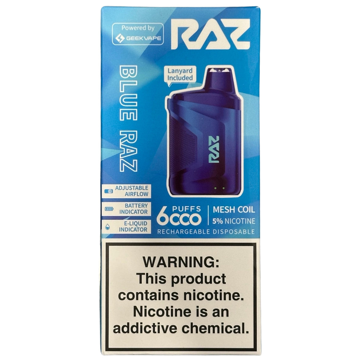 RAZ CA6000 - Blue Raz Ice