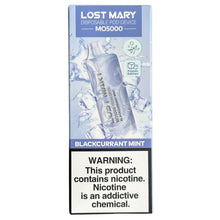 Laad de afbeelding in de galerijkijker, Lost Mary MO5000 - Blackcurrant Mint - Frozen Editie
