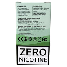 Φόρτωση εικόνας στο πρόγραμμα προβολής Gallery, Zero Nicotine - BC5000 - Miami Mint - EBCreate
