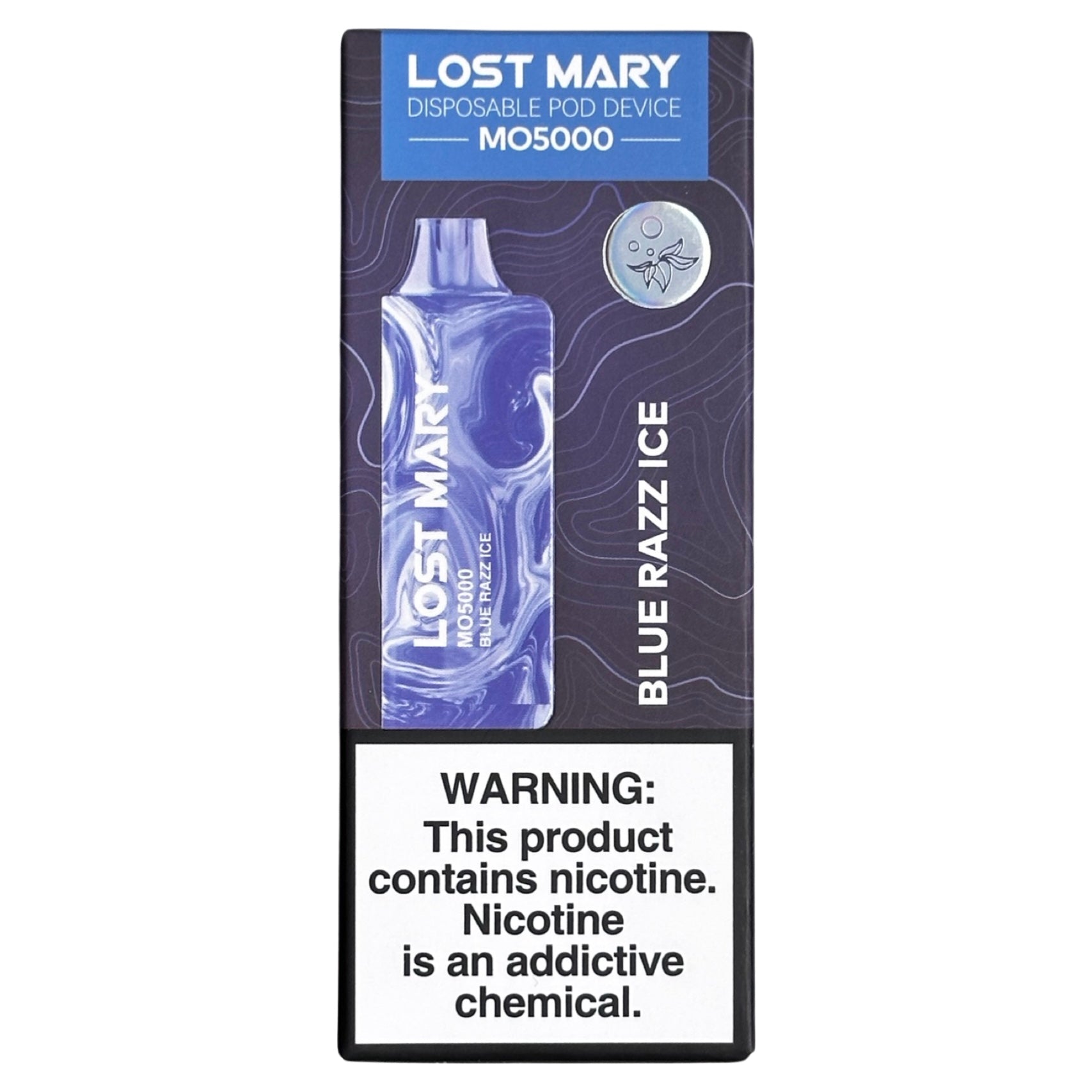 Lost Mary MO5000 Blue Razz Ice | Vape E-Liquid Lost Mary Lost Mary MO5000 Blue Razz Ice | Vape E-Liquid Lost Mary