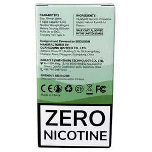 Zéro Nicotine - BC5000 - Miami Mint - EBCreate