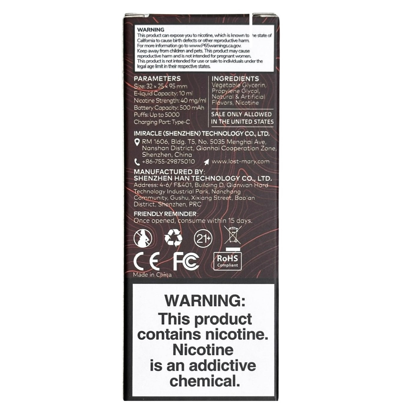 Lost Mary MO5000 Strawberry Watermelon Ice | E-Liquid VapeSale24 Lost Mary MO5000 Strawberry Watermelon Ice | E-Liquid VapeSale24