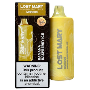 Lost Mary MO5000 | Disposable Vapes Banana Raspberry Ice Lost Mary MO5000 | Disposable Vapes Banana Raspberry Ice