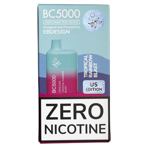 Zero Nicotine - BC5000 - Tropical Rainbow Blast - EBCreate Zero Nicotine - BC5000 - Tropical Rainbow Blast - EBCreate