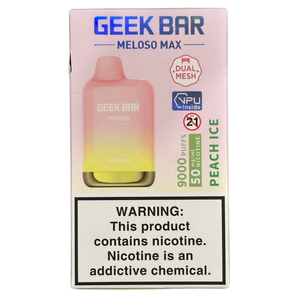 Peach Ice - Geek Bar Meloso Max 9000 - Vendors