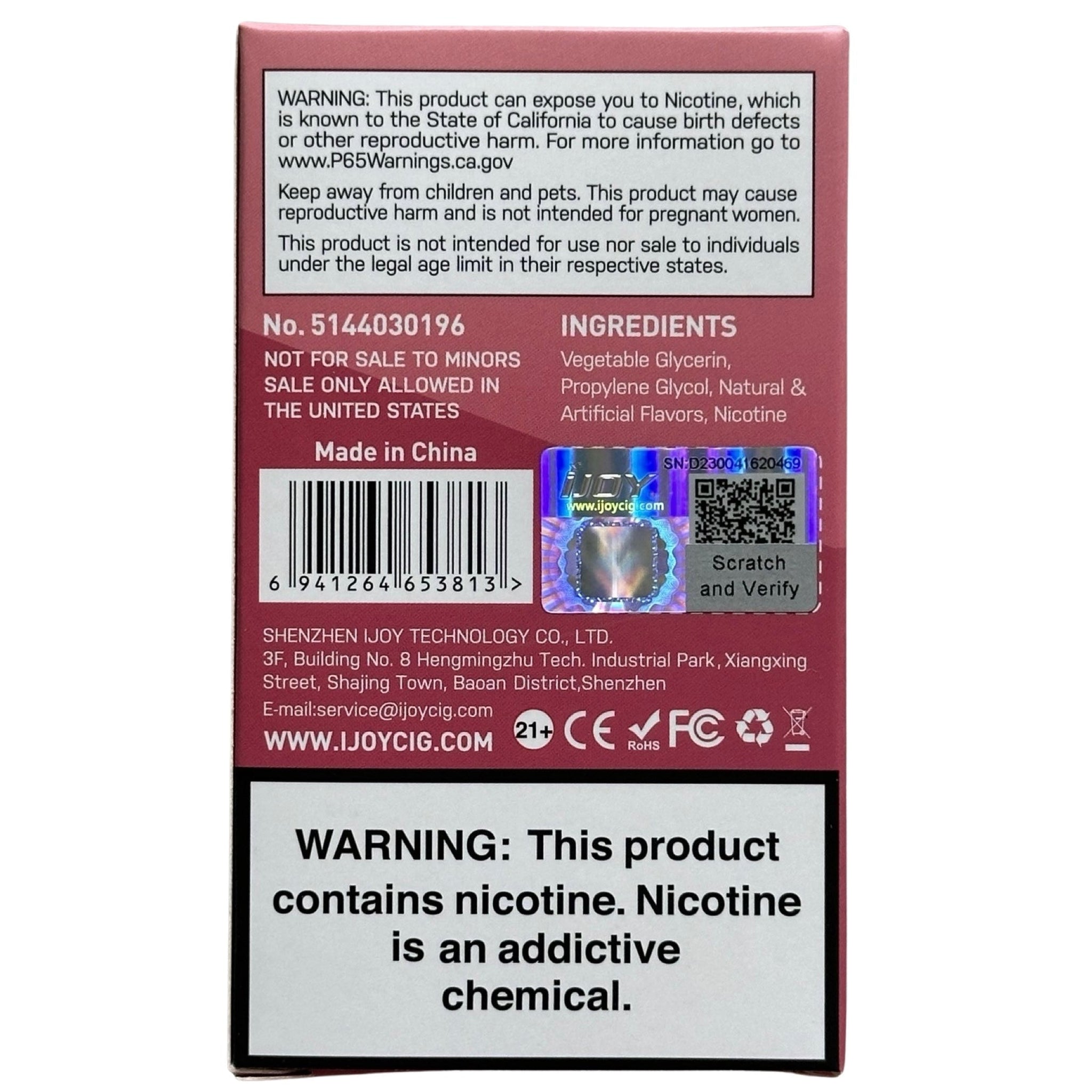 IJOY Bar IC8000 Zuckerwatte Vape - IJOY Einweggerte IJOY Bar IC8000 Zuckerwatte Vape - IJOY Einweggerte