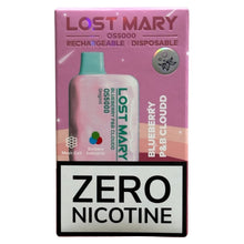 Laad de afbeelding in de galerijkijker, Blauwe suikerspin - Lost Mary OS5000 - Geen nicotine
