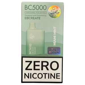 Null nikotiini – BC5000 – Miami Mint – EBCreate