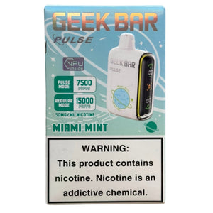 Miami Mint - Geek Bar Pulse 15000 | Vaping Device VapeSale24 Miami Mint - Geek Bar Pulse 15000 | Vaping Device VapeSale24