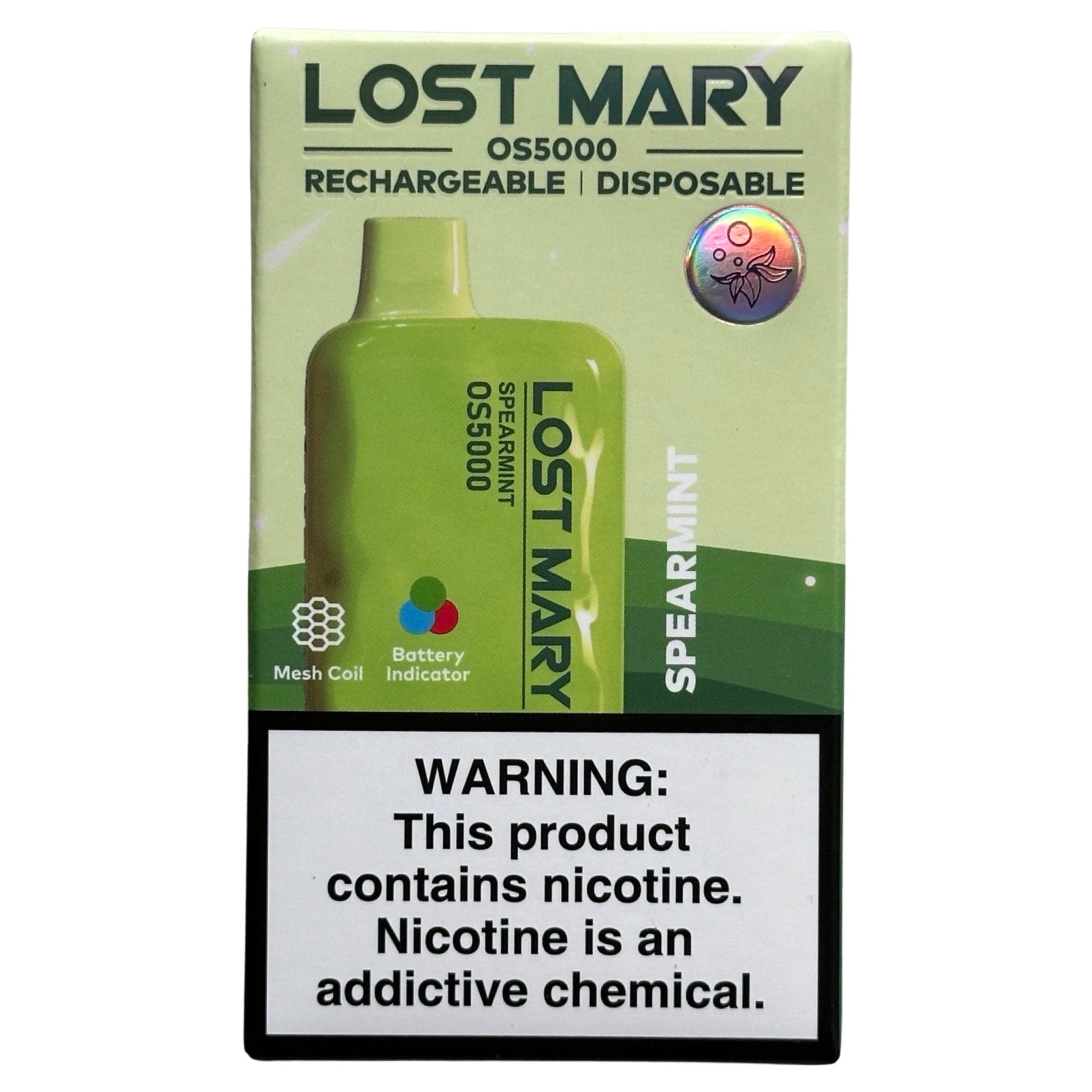 Spearmint - Lost Mary OS5000 | Vaping Device Lost Mary Spearmint - Lost Mary OS5000 | Vaping Device Lost Mary