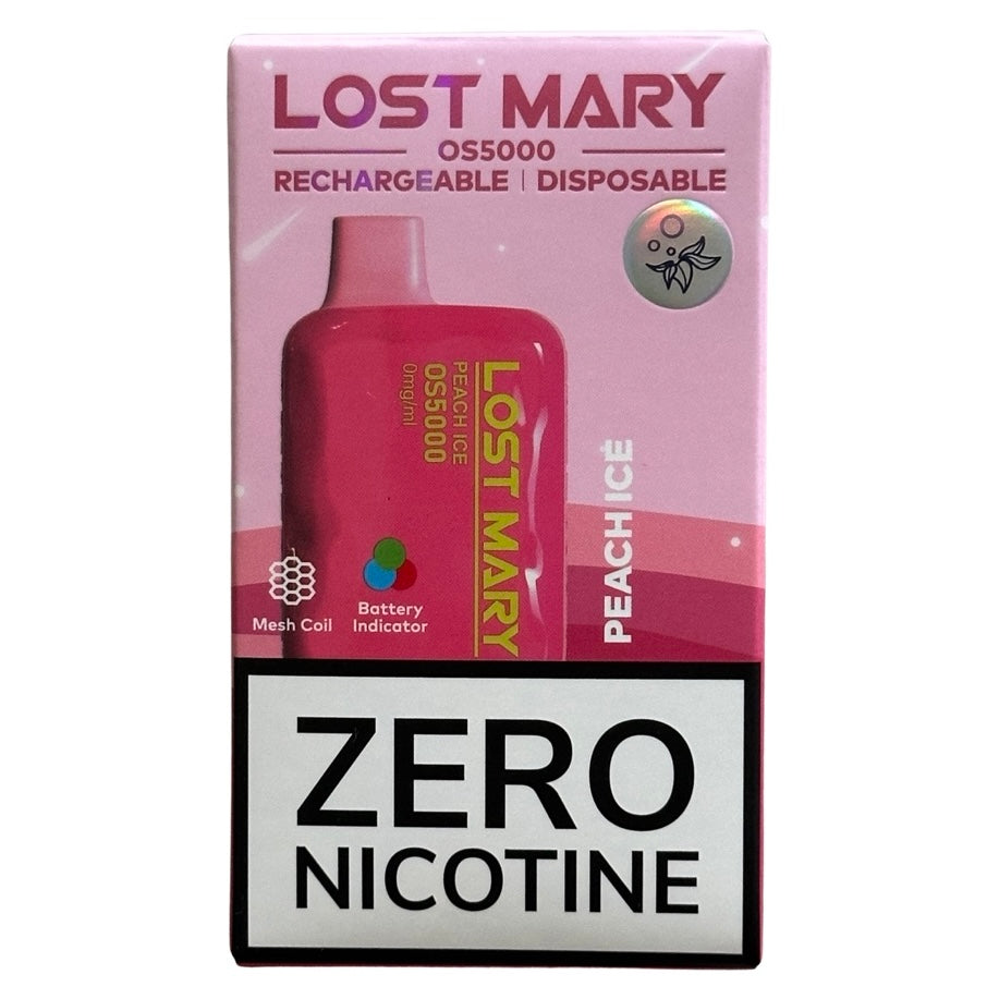 Peach Ice - Lost Mary OS5000 - Sin nicotina