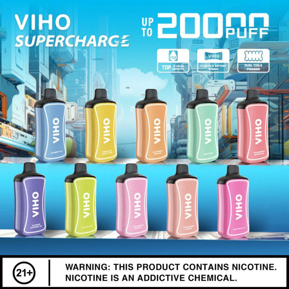 Lataa kuva gallerian katseluohjelmaan, VIHO Supercharge 20K
