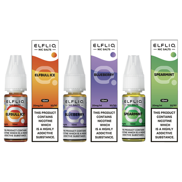 ELFLIQ 20 mg Nikotinė druska iš Elf Bar – 10 ml (50VG/50PG) – 21 skonių pasirinkimas - Article product