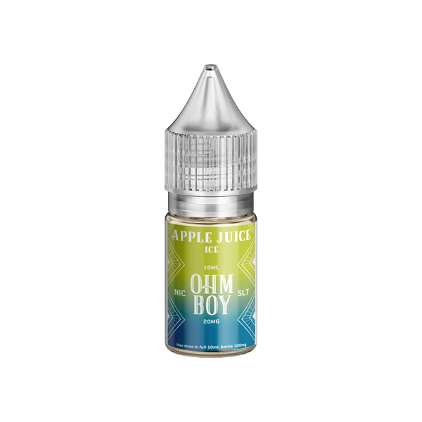 Ohm Boy SLT 20mg Nic Salt - 10ml Flavorsome Ice Collection (50VG/50PG) - 20mg Nic Salt E-Liquids