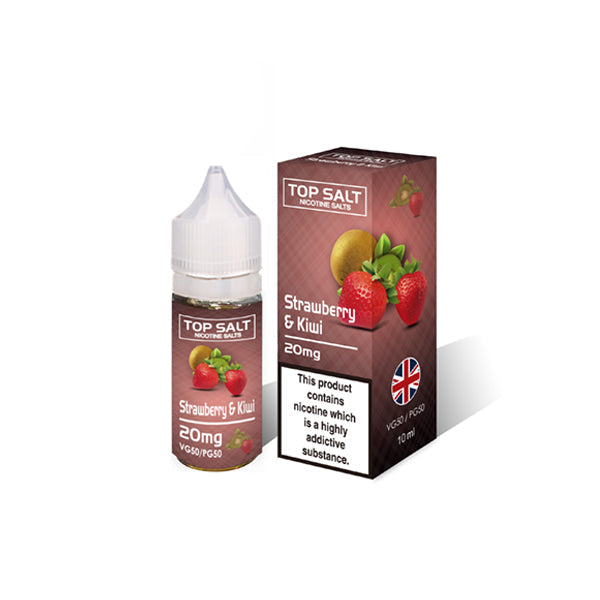 20mg A-Steam Top Salt Nicotine Salts in Fruit Flavours - 10ml (50VG/50PG) - 20mg Nic Salt E-Liquids