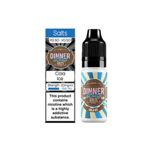 Charger l&#39;image dans la visionneuse de galerie, 20 mg de sels de glace Dinner Lady 10 ml de sels de nicotine (50VG/50PG)
