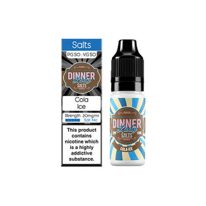 20 mg de sales de hielo Dinner Lady, 10 ml de sales de nic (50 VG/50 PG)