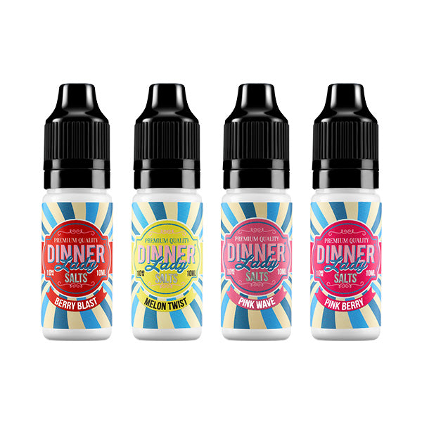 20 mg de sales de frutas Dinner Lady 10 ml de sales de Nic (50 VG/50 PG)