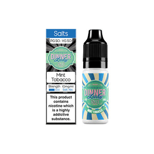 Dinner Lady 10 mg Sales de nicotina de tabaco - 10 ml (50 VG/50 PG)