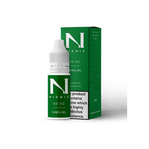 18mg Nic Nic íztelen nikotin shot 10ml 50VG