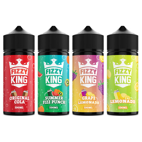 Load image into Gallery viewer, Fizzy King 100ml Refreshing Shortfill E-Liquid (0mg, 70VG/30PG)
